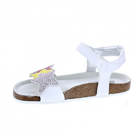 Sandalias Asso zapatos Niña modelo AG-11001 Blanco 