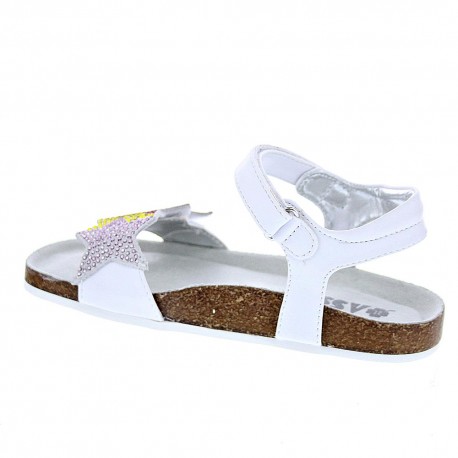 Sandalias Asso zapatos Niña modelo AG-11001 Blanco 