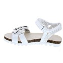 Sandalias Asso zapatos Niña modelo AG-10704 Blanco 