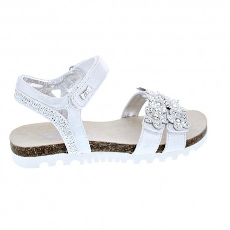 Sandalias Asso zapatos Niña modelo AG-10704 Blanco 