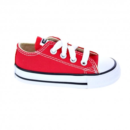 Zapatillas Converse zapatos Niño modelo Chuck Taylor All Star Rojo 