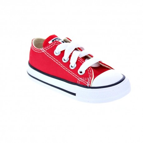 Zapatillas Converse zapatos Niño modelo Chuck Taylor All Star Rojo 