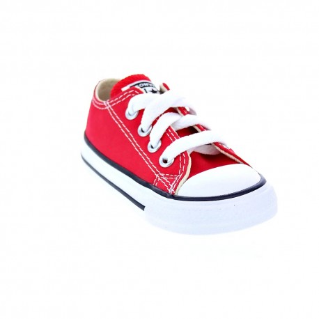 Zapatillas Converse zapatos Niño modelo Chuck Taylor All Star Rojo 
