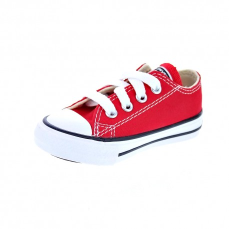 Zapatillas Converse zapatos Niño modelo Chuck Taylor All Star Rojo 