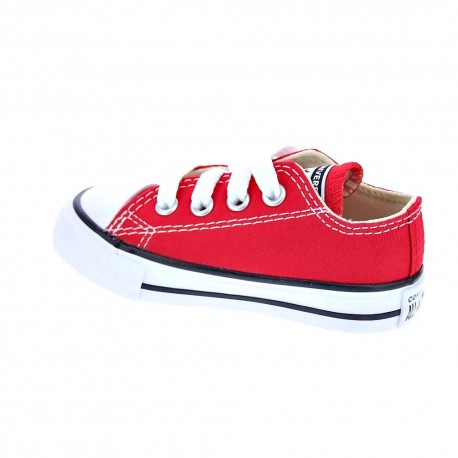 Zapatillas Converse zapatos Niño modelo Chuck Taylor All Star Rojo 
