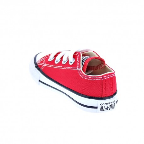Zapatillas Converse zapatos Niño modelo Chuck Taylor All Star Rojo 
