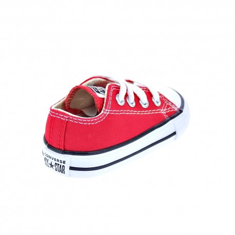 Zapatillas Converse zapatos Niño modelo Chuck Taylor All Star Rojo 
