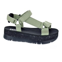 Sandalias Camper zapatos Mujer modelo Oruga Up Verde  2