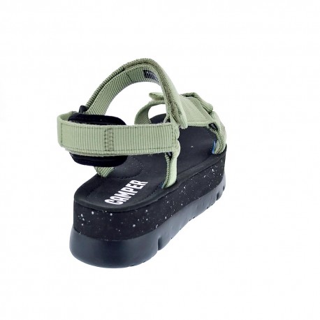 Sandalias Camper zapatos Mujer modelo Oruga Up Verde 