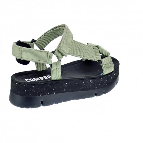 Sandalias Camper zapatos Mujer modelo Oruga Up Verde 