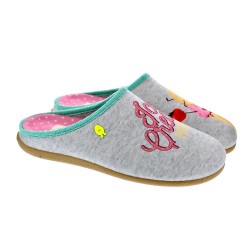 Pantuflas Potatoes zapatos Mujer modelo Kitale Gris 