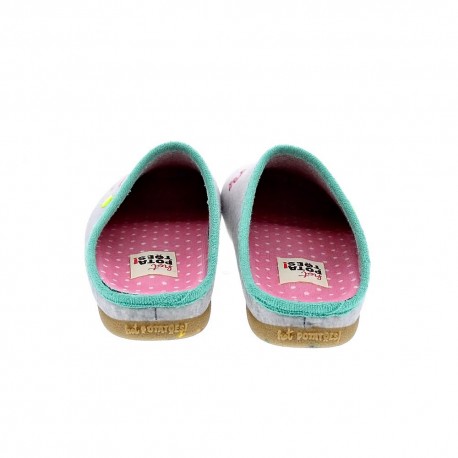 Pantuflas Potatoes zapatos Mujer modelo Kitale Gris 