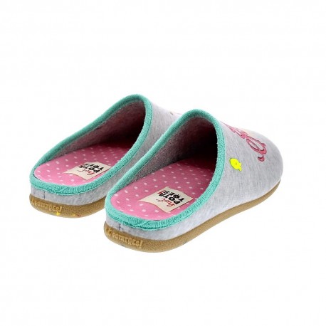 Pantuflas Potatoes zapatos Mujer modelo Kitale Gris 