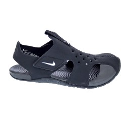 Chanclas Nike zapatos Niño modelo Sunray Protect Negro Velcro 2