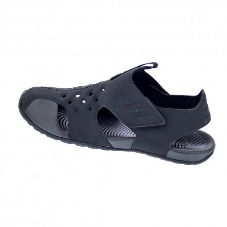Chanclas Nike zapatos Niño modelo Sunray Protect Negro Velcro