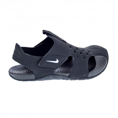 Chanclas Nike zapatos Niño modelo Sunray Protect Negro Velcro