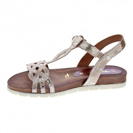 Sandalias Tamaris zapatos Mujer modelo 28209 Oro 