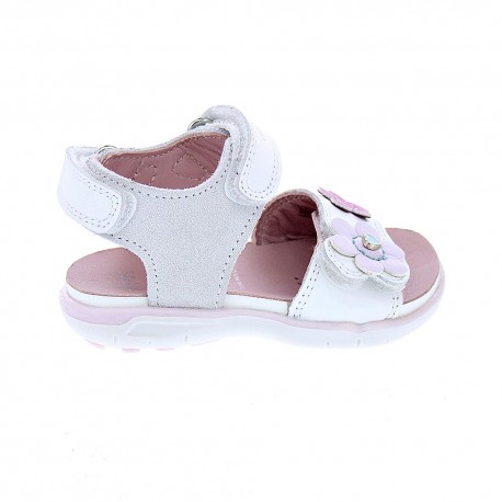 Sandalias Geox zapatos Niña modelo Delhi Blanco 