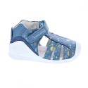 Sandalias Biomecanics zapatos Niño modelo 212142 Azul 