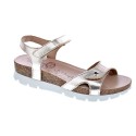 Sandalias Panama Jack zapatos Mujer modelo Sulia Shine B3 Oro 