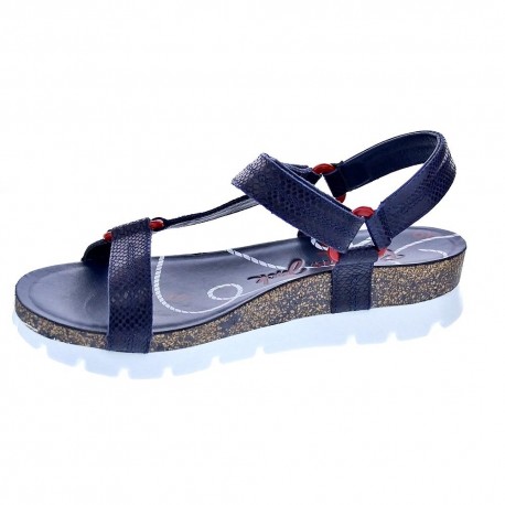 Sandalias Panama Jack zapatos Mujer modelo Sandra Navy B1 Azul 