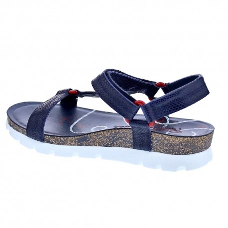 Sandalias Panama Jack zapatos Mujer modelo Sandra Navy B1 Azul 