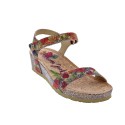 Sandalias Panama Jack zapatos Mujer modelo Capri Cork B1 Rojo 