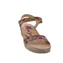 Sandalias Panama Jack zapatos Mujer modelo Capri Cork B1 Rojo 