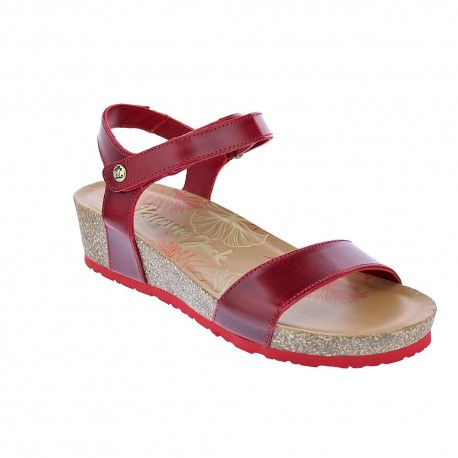 Sandalias Panama Jack zapatos Mujer modelo Capri B8 Rojo 