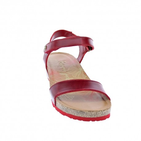 Sandalias Panama Jack zapatos Mujer modelo Capri B8 Rojo 