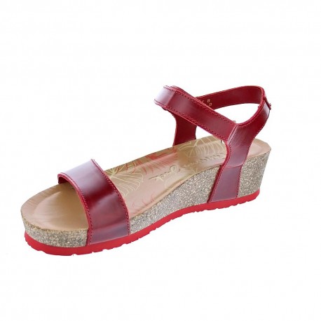 Sandalias Panama Jack zapatos Mujer modelo Capri B8 Rojo 