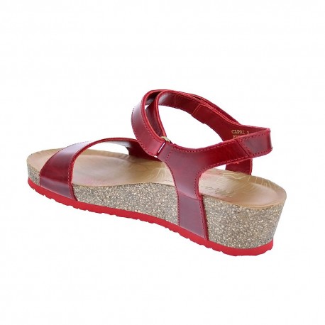 Sandalias Panama Jack zapatos Mujer modelo Capri B8 Rojo 