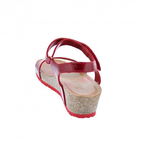 Sandalias Panama Jack zapatos Mujer modelo Capri B8 Rojo 