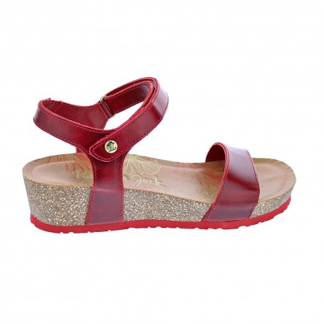 Sandalias Panama Jack zapatos Mujer modelo Capri B8 Rojo 
