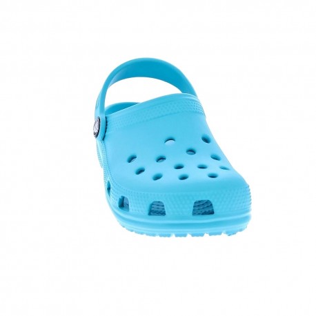 Zuecos Crocs zapatos Niño modelo Classic Clog K Digital Aqua Azul 