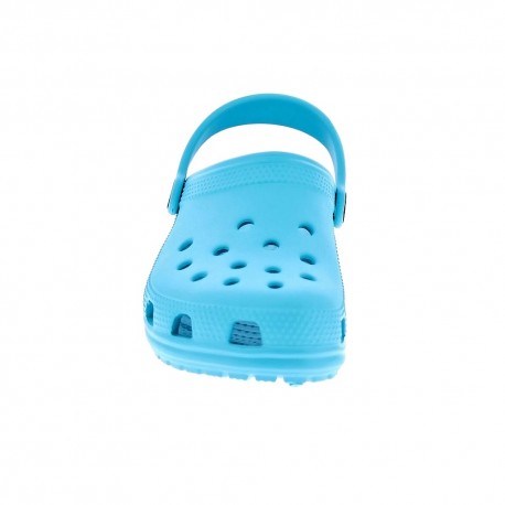 Zuecos Crocs zapatos Niño modelo Classic Clog K Digital Aqua Azul 