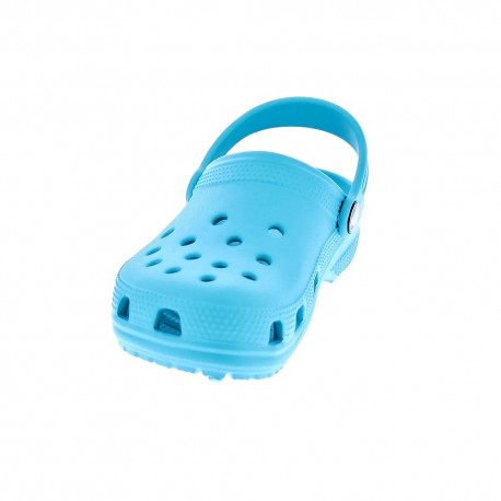 Zuecos Crocs zapatos Niño modelo Classic Clog K Digital Aqua Azul 