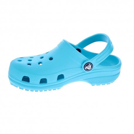 Zuecos Crocs zapatos Niño modelo Classic Clog K Digital Aqua Azul 