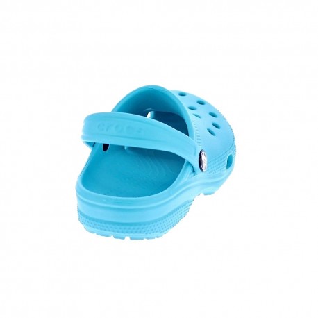 Zuecos Crocs zapatos Niño modelo Classic Clog K Digital Aqua Azul 