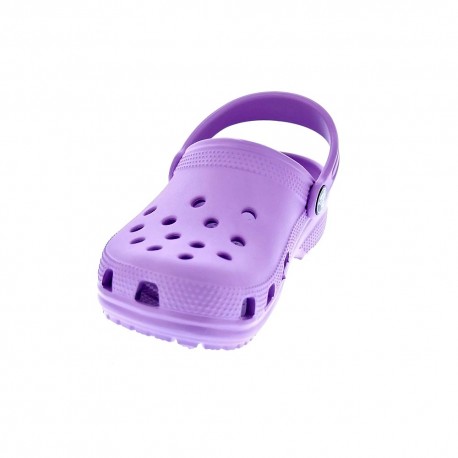 Zuecos Crocs zapatos Niña modelo Classic Clog K Orchid Violeta 