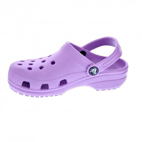 Zuecos Crocs zapatos Niña modelo Classic Clog K Orchid Violeta 