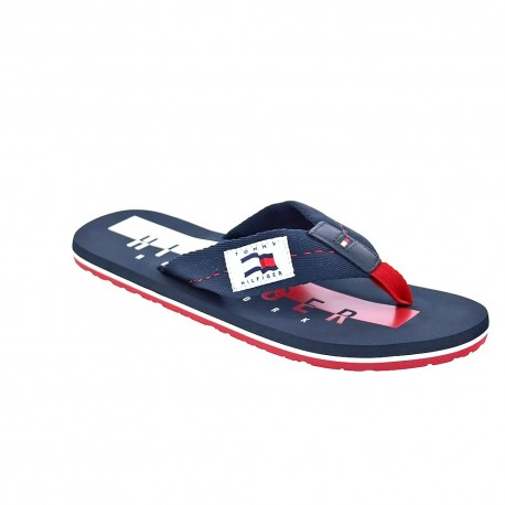 Sandalias Tommy Hilfiger zapatos Hombre modelo Badge Beach Azul 