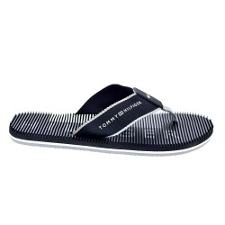 Sandalias Tommy Hilfiger zapatos Hombre modelo Footbed Beach Negro  2