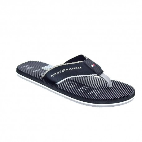 Sandalias Tommy Hilfiger zapatos Hombre modelo Footbed Beach Negro 