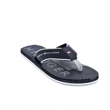 Sandalias Tommy Hilfiger zapatos Hombre modelo Footbed Beach Negro 