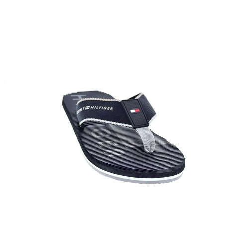 Sandalias Tommy Hilfiger zapatos Hombre modelo Footbed Beach Negro 