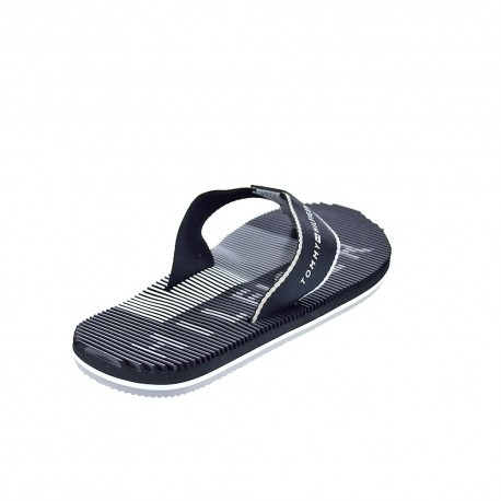 Sandalias Tommy Hilfiger zapatos Hombre modelo Footbed Beach Negro 