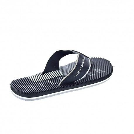 Sandalias Tommy Hilfiger zapatos Hombre modelo Footbed Beach Negro 