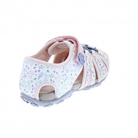 Sandalias Geox zapatos Niña modelo Roxanne Blanco 