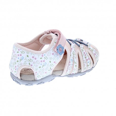Sandalias Geox zapatos Niña modelo Roxanne Blanco 